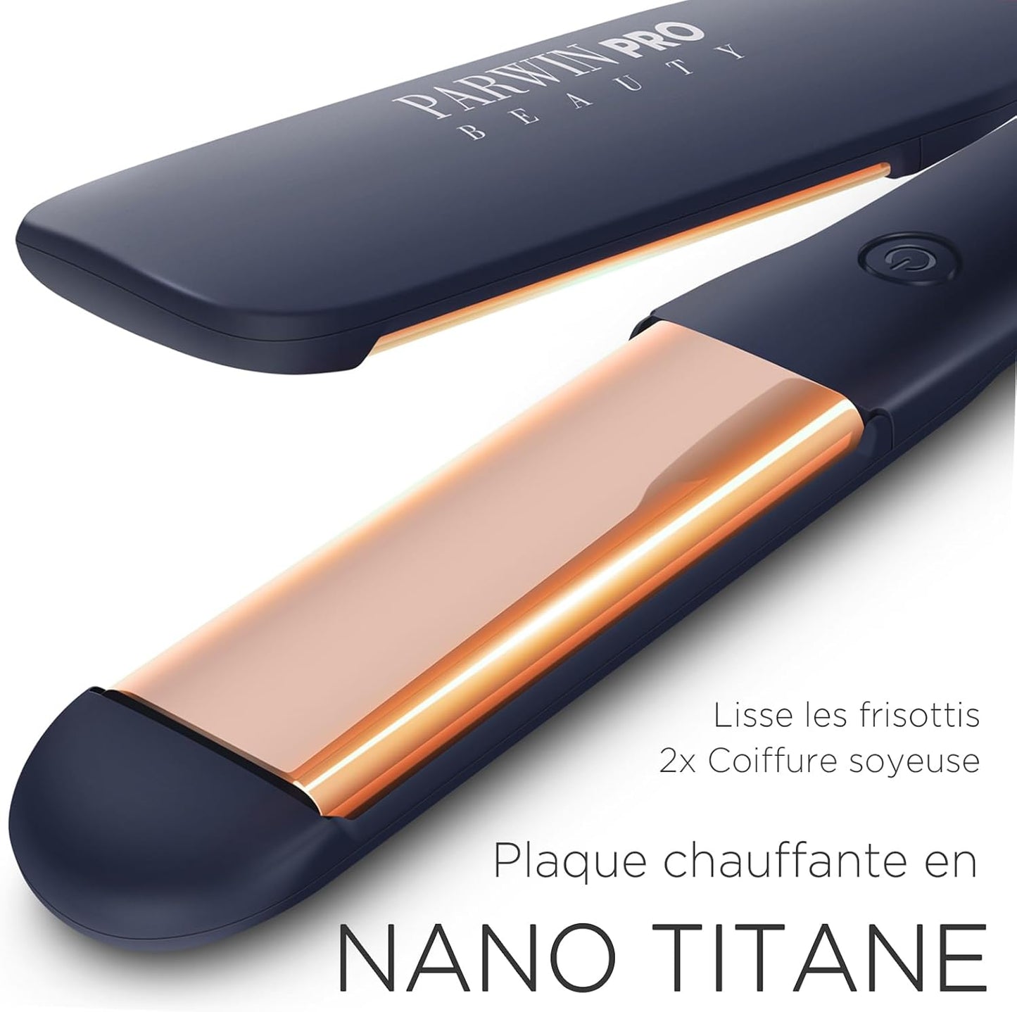 32 MM Lisseur Cheveux, 2 En 1 Lisseur Boucleur Cheveux, Fer À Lisser Avec Revêtement En Nano Titane, Plaque Chauffante Glissante, Lisseur De Voyage, Avec Écran LCD, 130℃-230℃