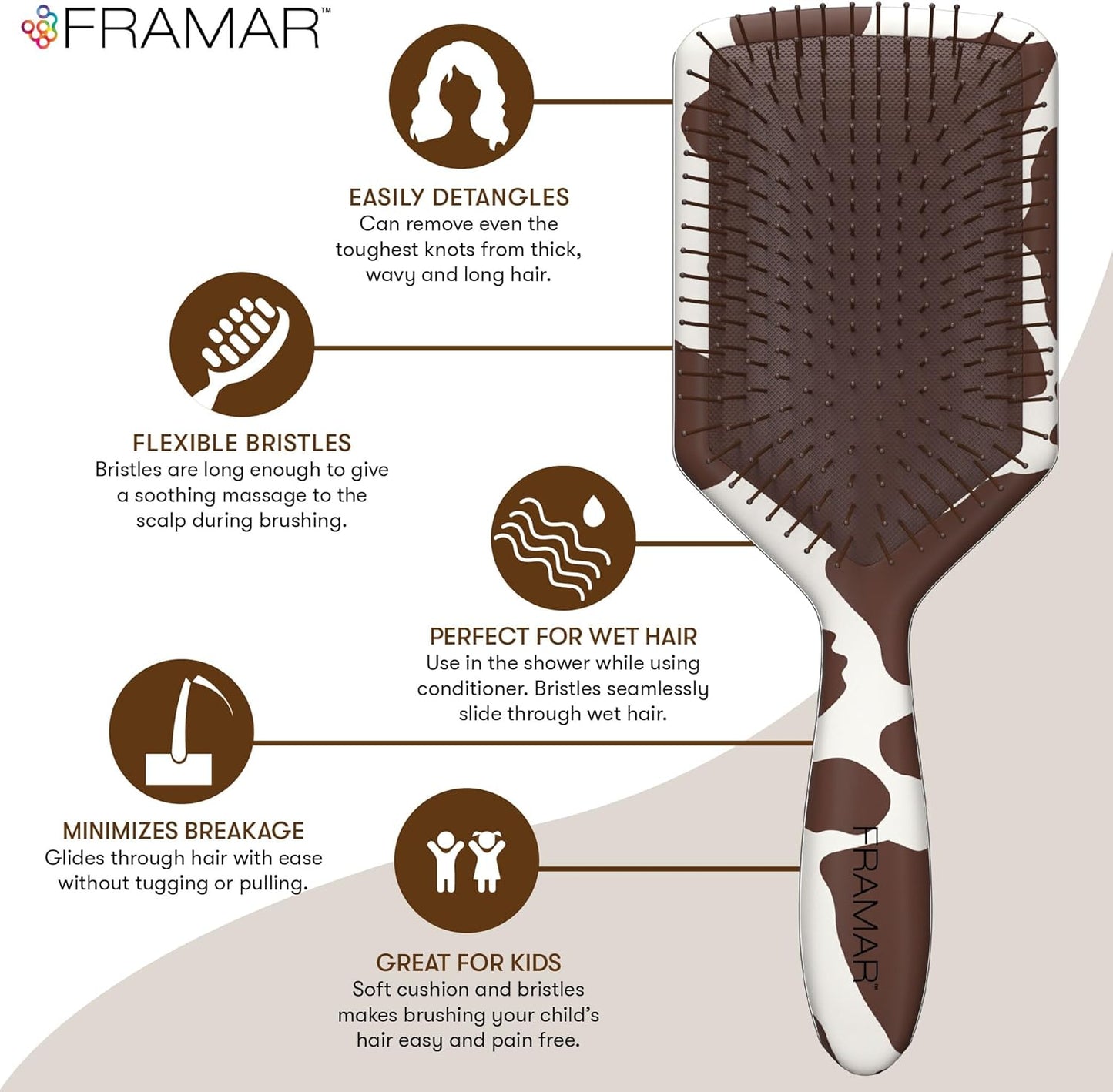 Brosse Demelante Cheveux Bouclés - Brosse Cheveux Bouclés, Brosse a Cheveux Demelante, Brosse Cheveux Demelante Enfant, Brosses À Cheveux, Brosse À Cheveux Demelante, Top Brush – Yeehaw