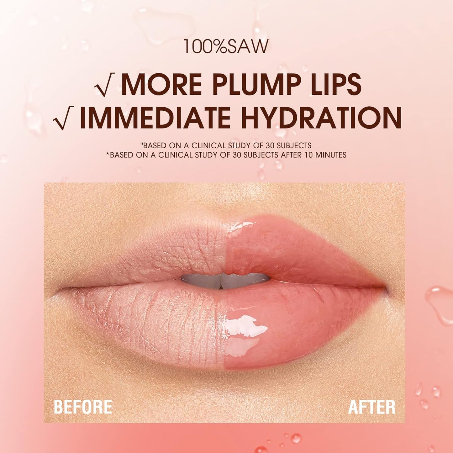 Lip Plumper Gloss Huiles À Lèvres, Gloss À Lèvres Cristallin Transparent, Gloss À Lèvres Hydratant, Gloss À Lèvres Hydratant, Gloss À Lèvres Brillant Et Sexy, Gloss À Lèvres (#LEMON)