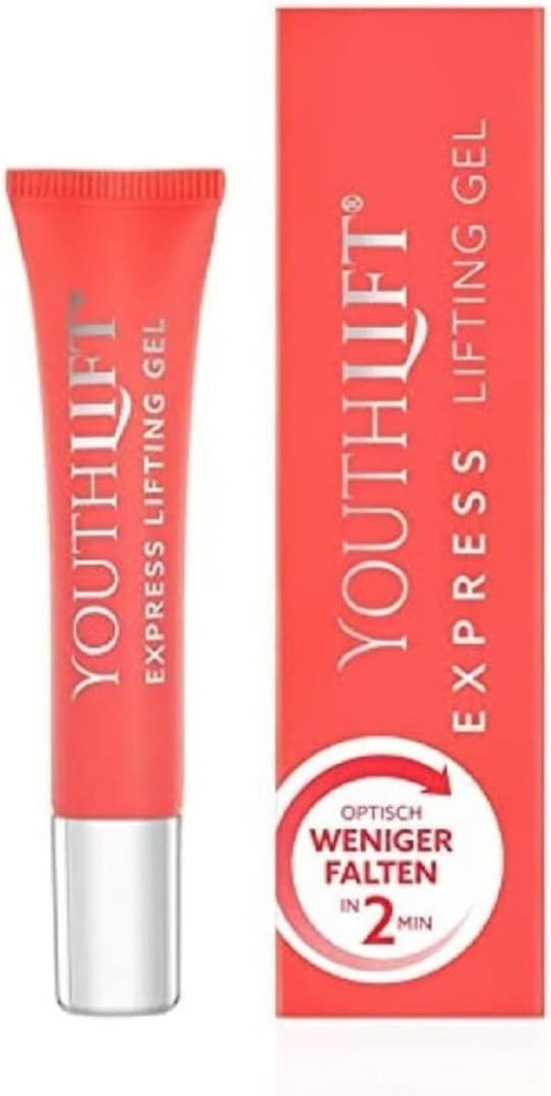 YOUTHLIFT Express Lifting Tube De Gel Anti-Âge Pour Le Visage Effet Immédiat Contre Les Rides Cosmétique Végétalien Sans Silicone 7 Ml