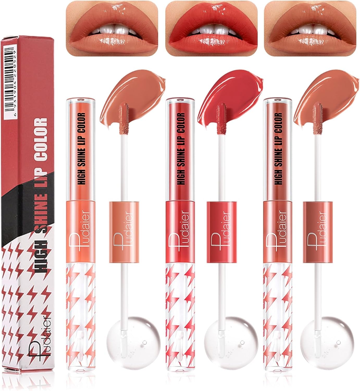 Gloss Repulpant Levres Set, 3 Pièces Lip Gloss Et Gloss Essence, Gloss À Lèvres Effet Repulpant & Hydratant, Lip Oil Brillant Longue Durée Et Pas Facile À Décolorer