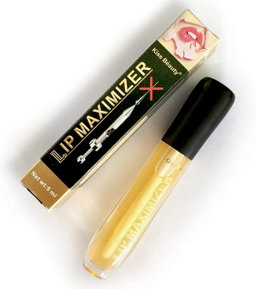 Gl-Turelifes Lip Plumper Lip Gloss, Lip Maximizer Balm Plumper Lip Extreme Volume, Heathly Enhancer Hydrated Lips, Hydrate, Élimine La Sécheresse Rides Améliore La Brillance Rebondie