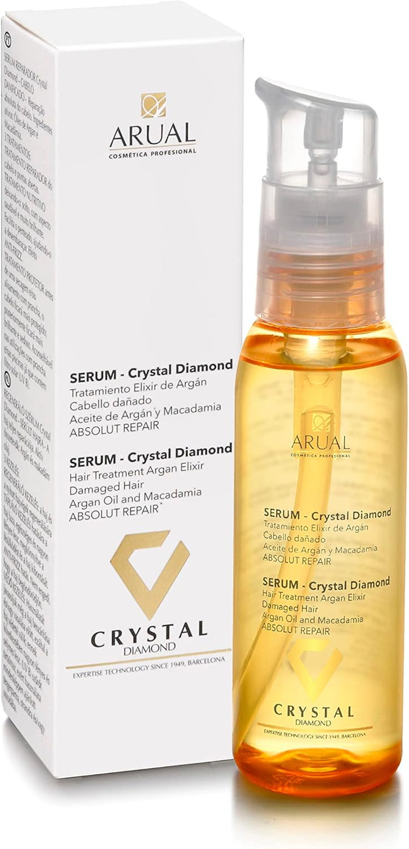 Arual Serum Crystal Diamond RÉPARATEUR Des Cheveux 100Ml