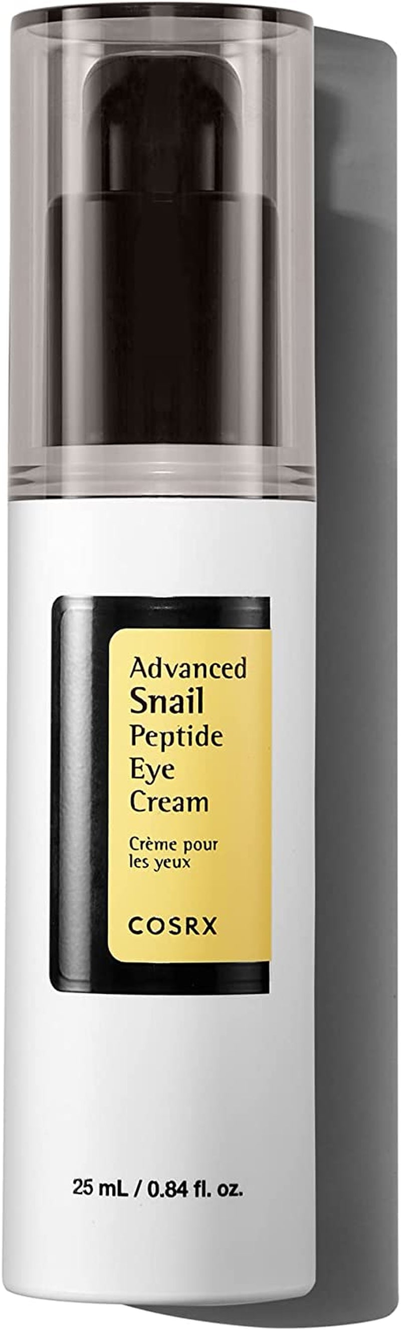 Snail Peptide Eye Cream with 73.7% Snail Mucin and Niacinamide - Brightening Korean Night Cream for Fine Lines and Dark Circles, Korean Skincare